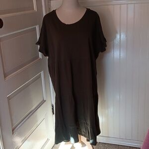 Time and Tru XXL 20 olive green dress